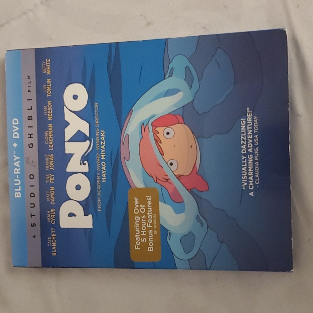 Ponyo DVD and Blu-Ray